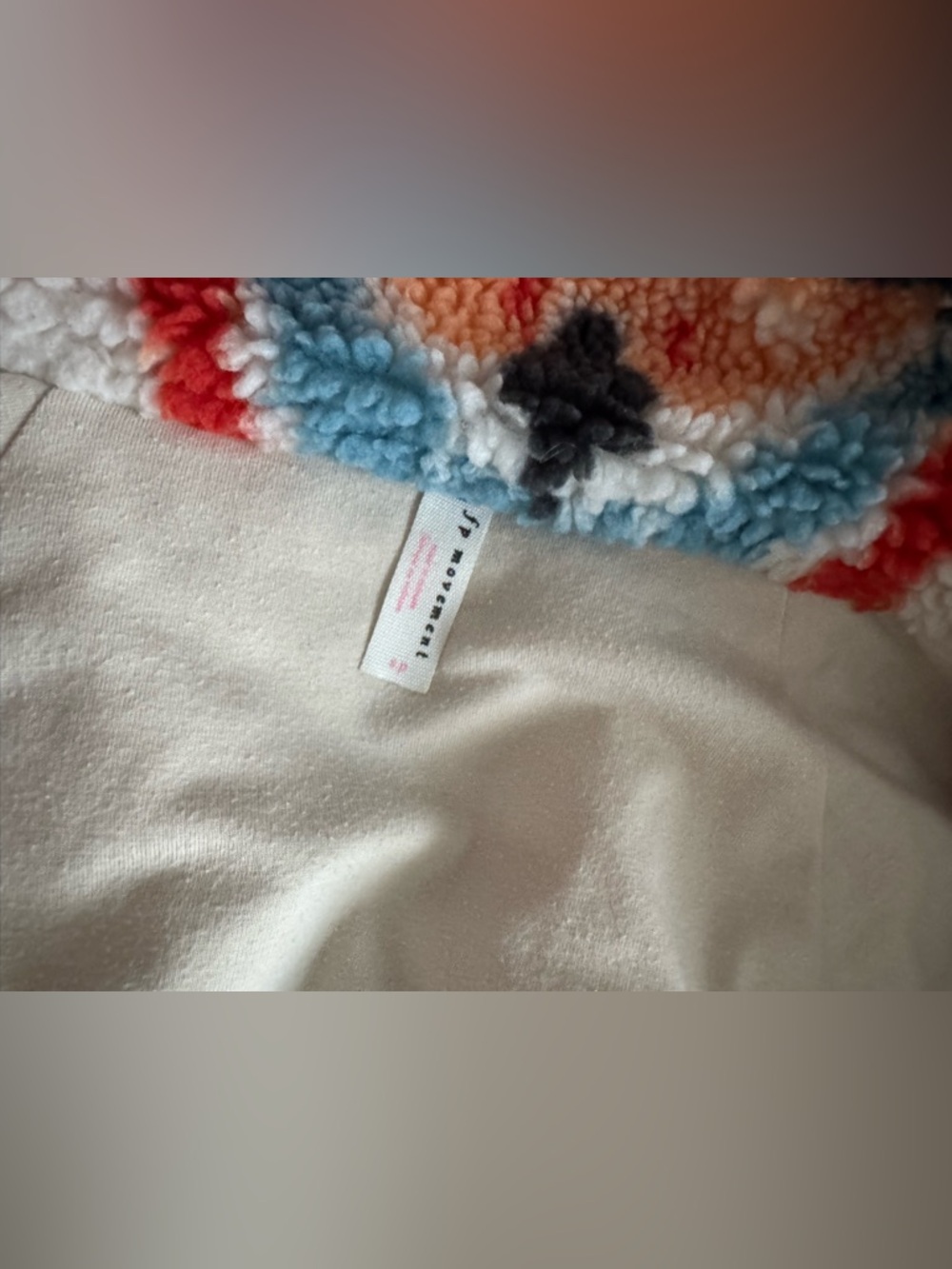 hit the slopes printed fleece jacket from free people in white color size small - Picture 5 of 7